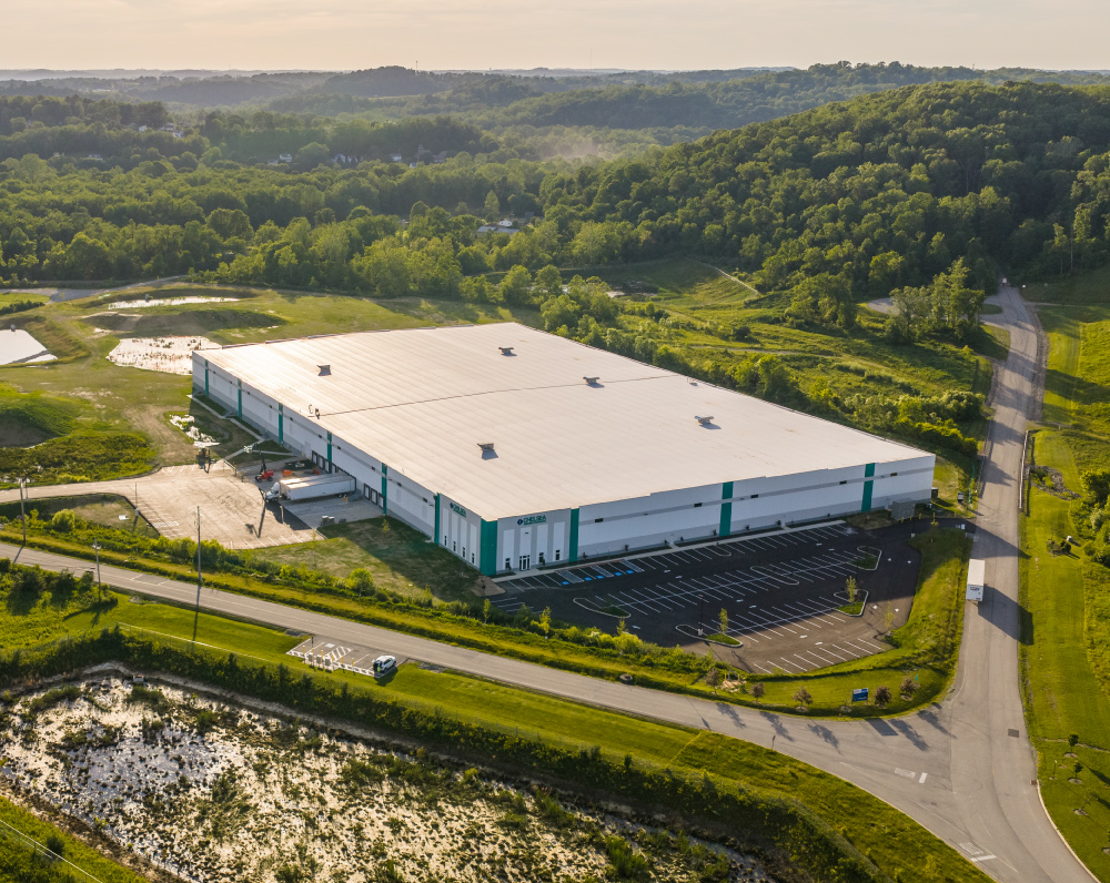 aerial view of the chelsea building products manufacturing facility in ruffs dale pennsylvania