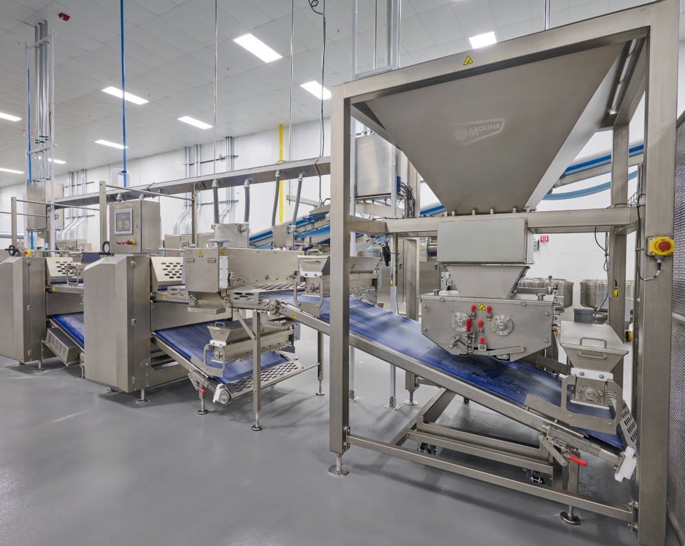 process equipment within the dunkin donut bakery in haverhill pennsylvania