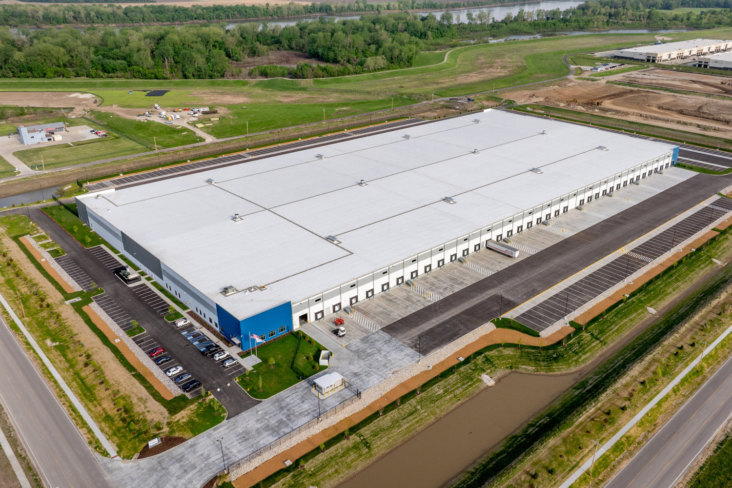 Greater St. Louis's largest warehouse development. Constructed by ARCO