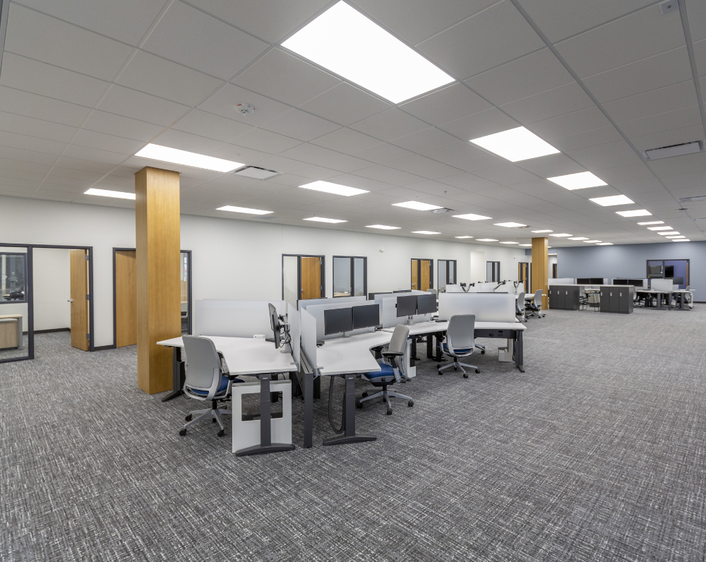 arco-construction-company-bastian-solutions-maryland-heights-mo-gallery-5 interior image of a build-to-suit facility in maryland heights missouri