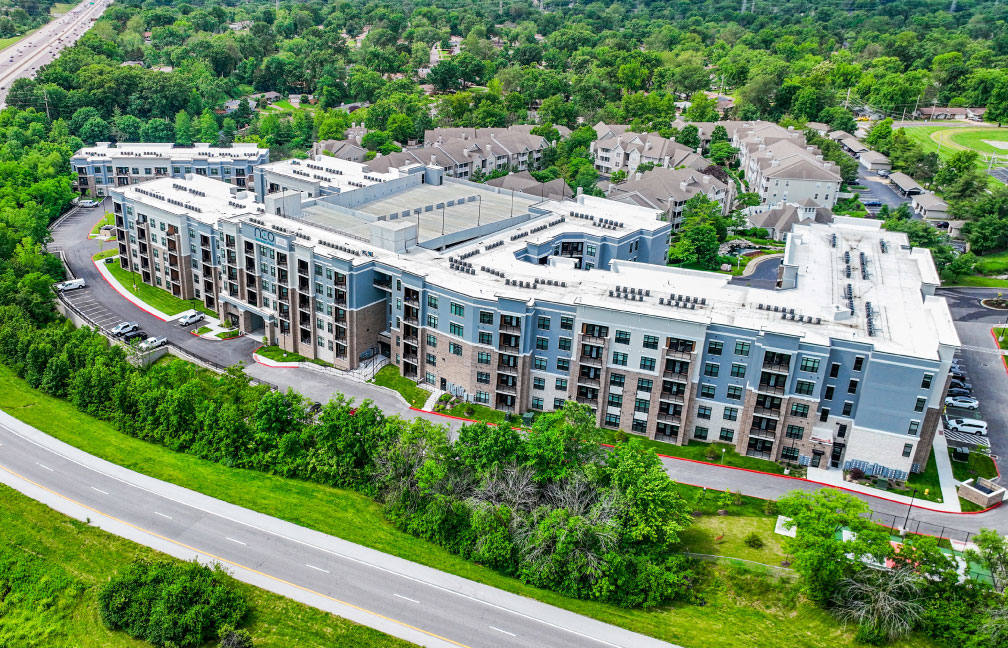 neo vantage point luxury apartment complex in maryland heights missouri